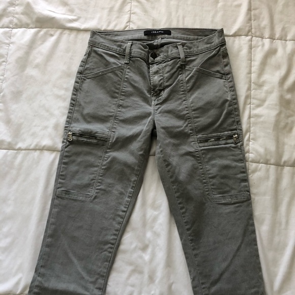 EUC J Brand Kassidy Vintage Olive Zipper Skinny - Picture 5 of 15